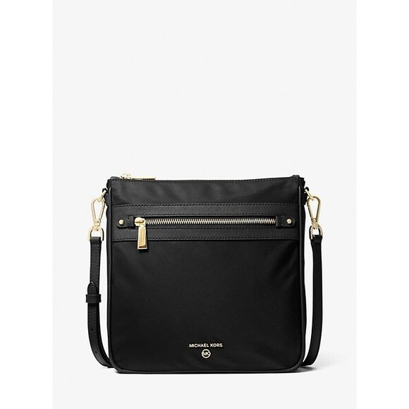 MICHAEL Michael Kors Jet Set black Large Nylon Gabardine Messenger Bag NWT - Picture 1 of 9